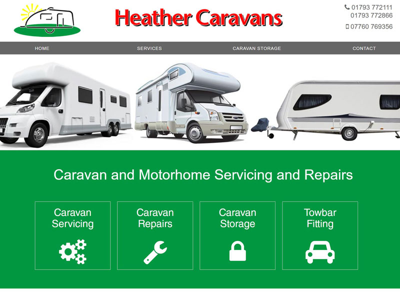 Caravan Servicing Repairs Website