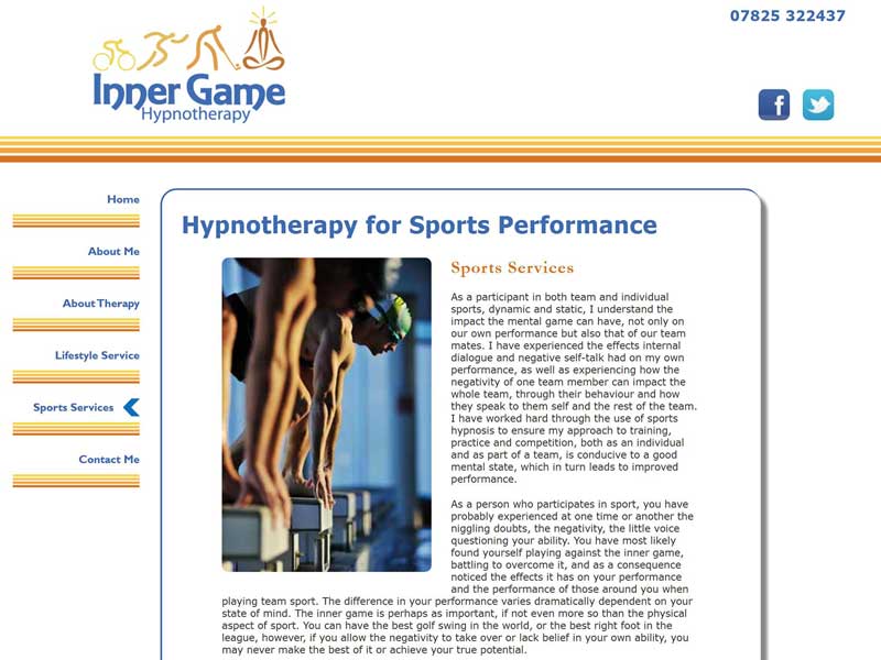 Hypnotherapy Website