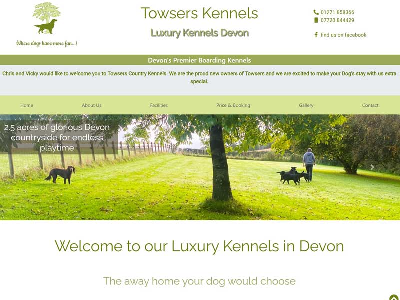 Dog Kennels Website