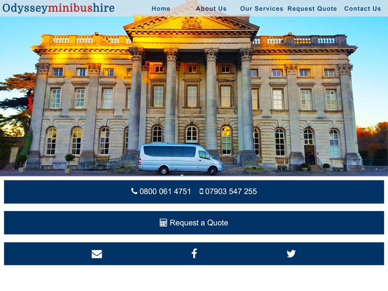 Minibus Hire Website